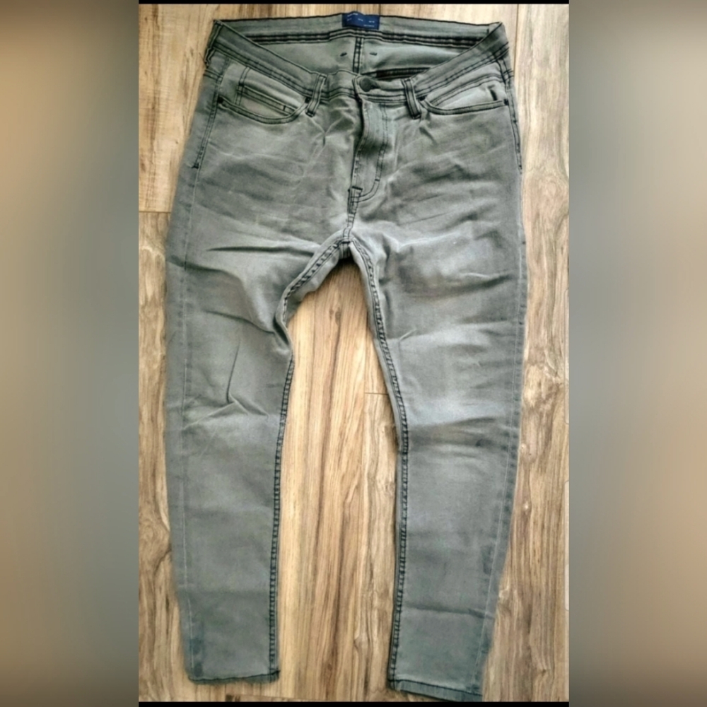 Zara Man Gray Grey Skinny Jeans